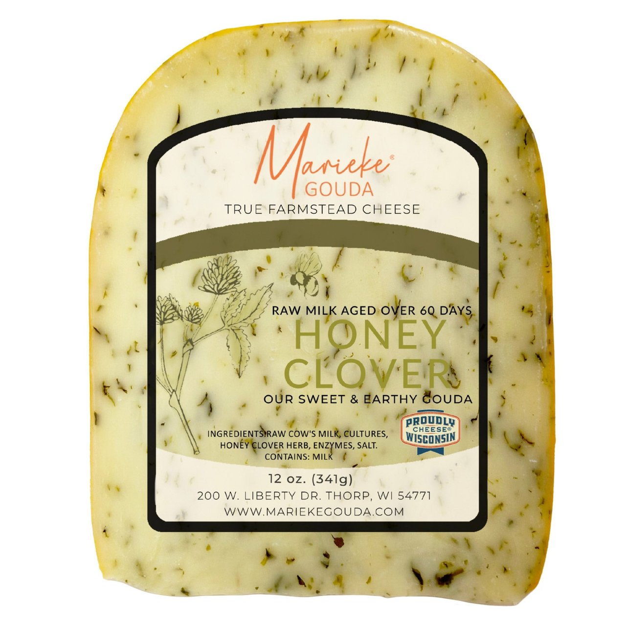 Marieke Honey Clover Gouda Wedge 12 oz - Image 1