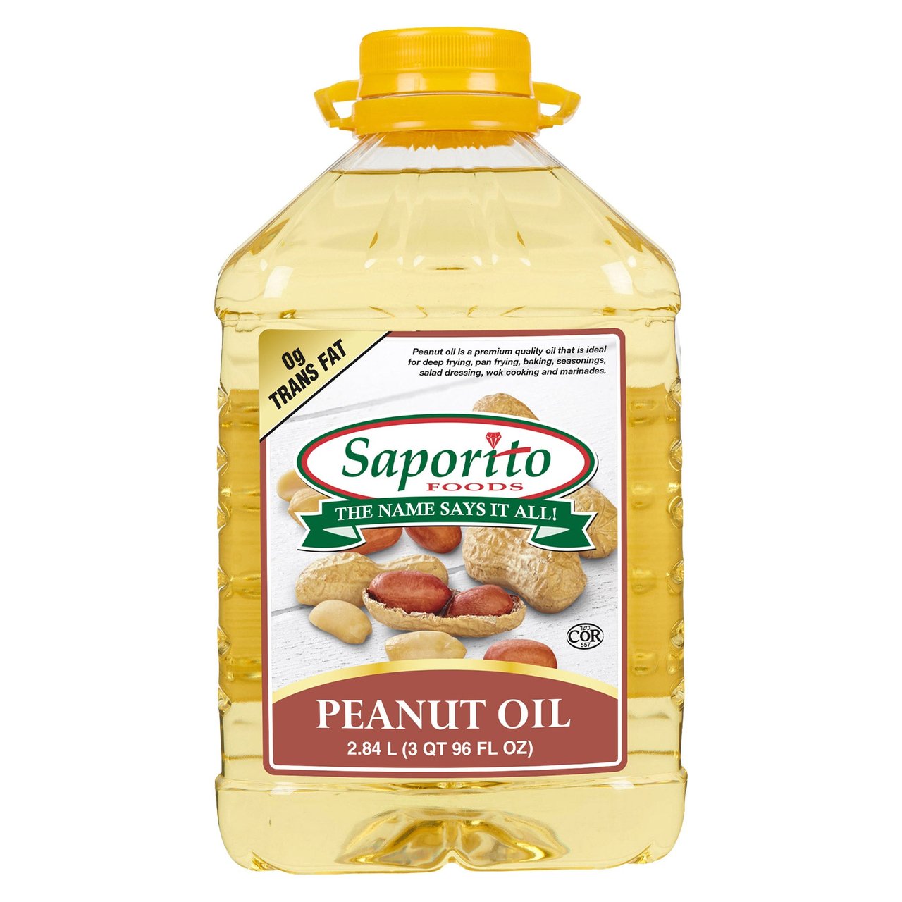 SAPORITO FOODS PEANUT OIL 2.84 LITERS - Image 1