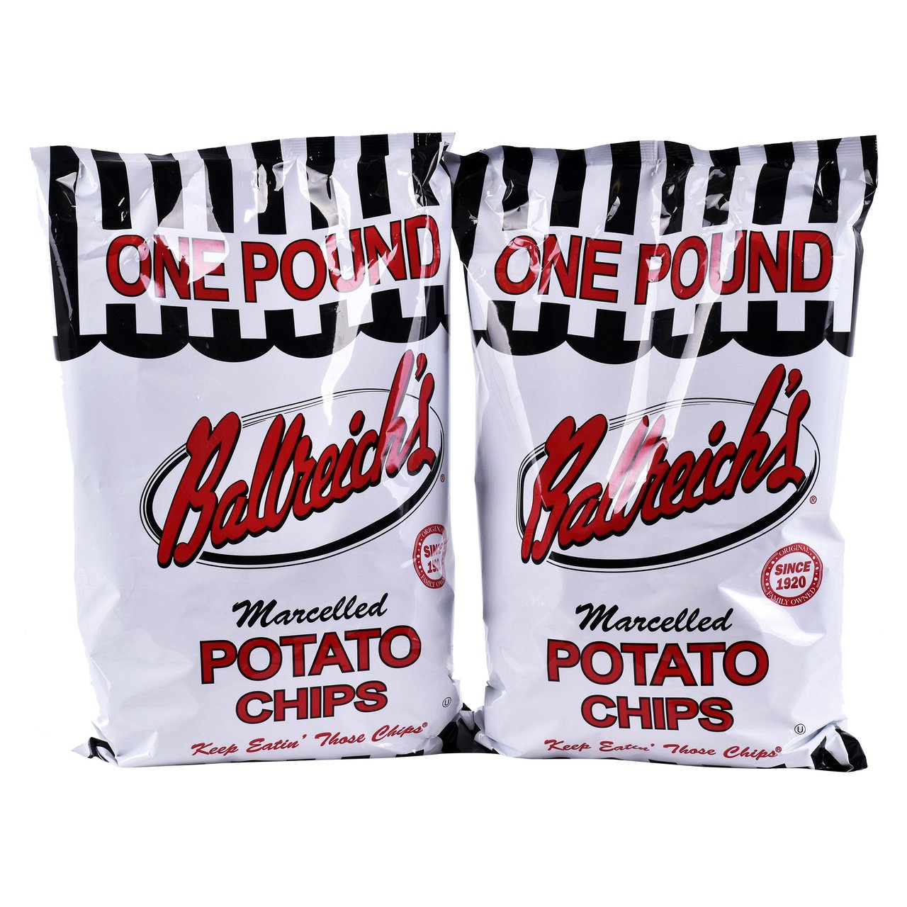 Ballreich's Original Potato Chips 2/16 Ounce Bags
