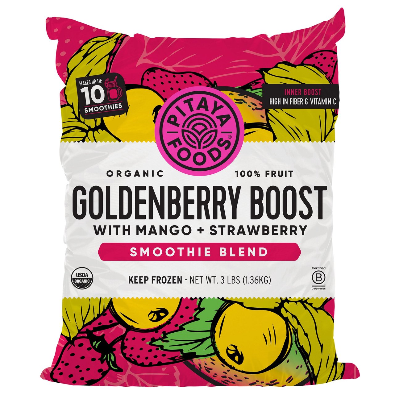 Pitaya Foods Organic Goldenberry Blend 3 lb - Image 1