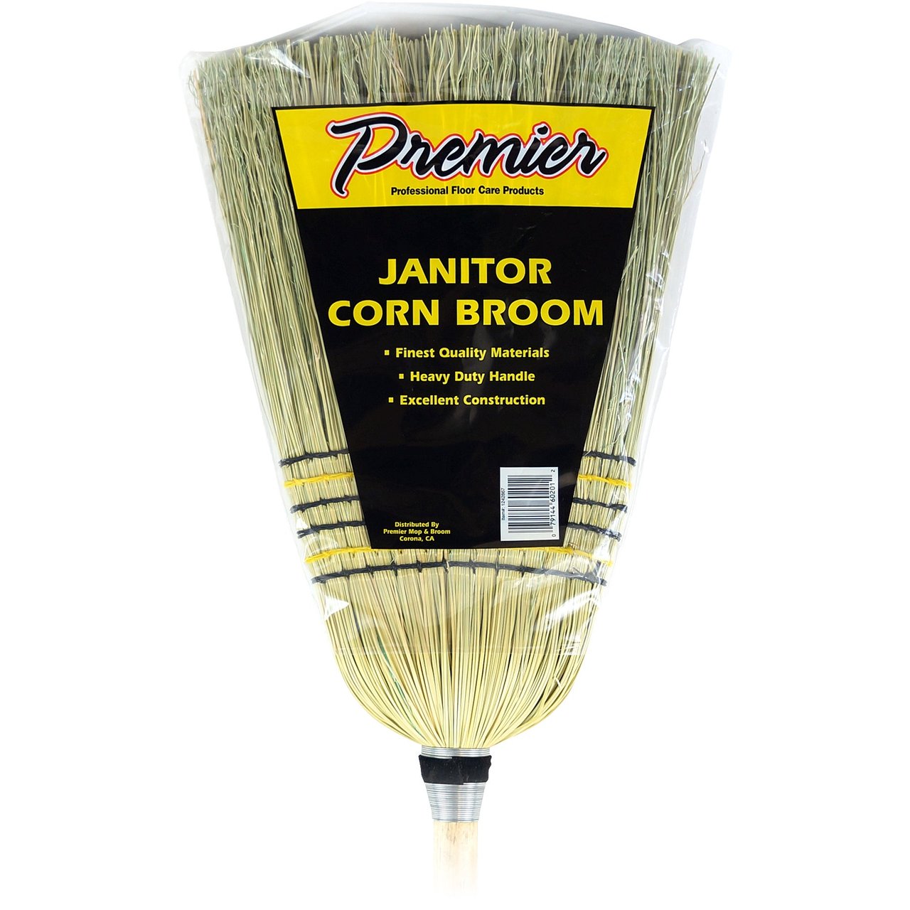 Premier Janitor Corn Broom - Image 1
