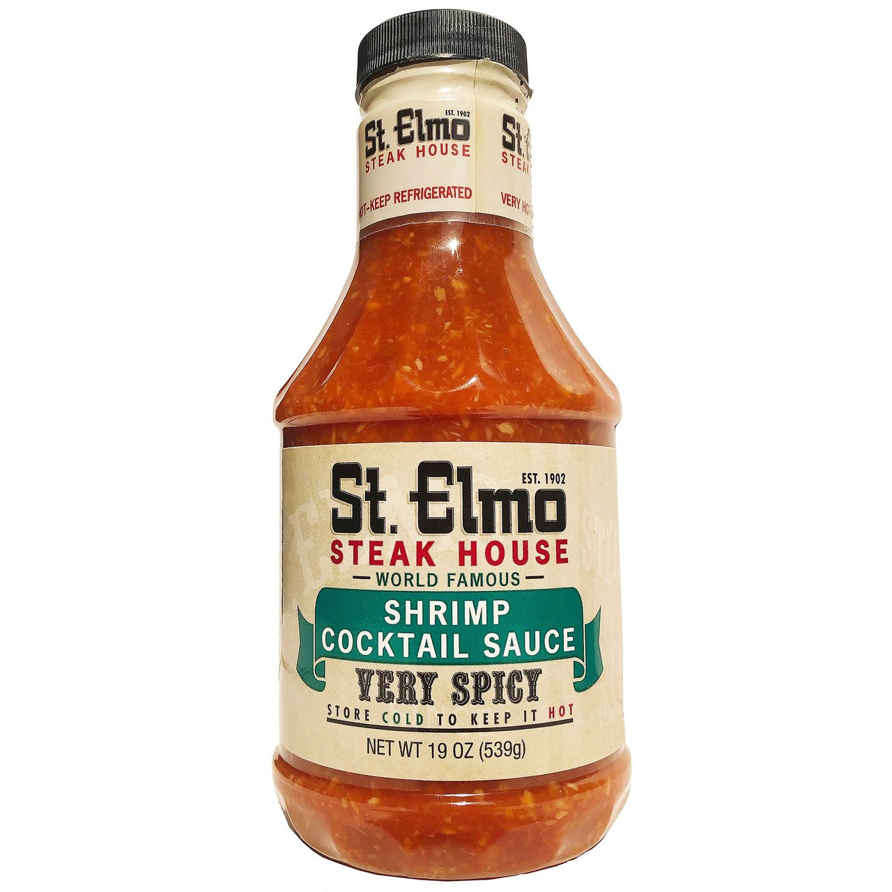 St. Elmo Shrimp Cocktail Sauce 19 Ounce Bottle - Image 1