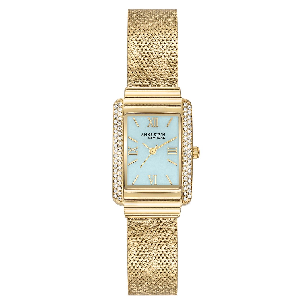 ANNE KLEIN NEW YORK GOLD TONE & QUARTZ WOMENS WATCH, 22X29MM - Image 1