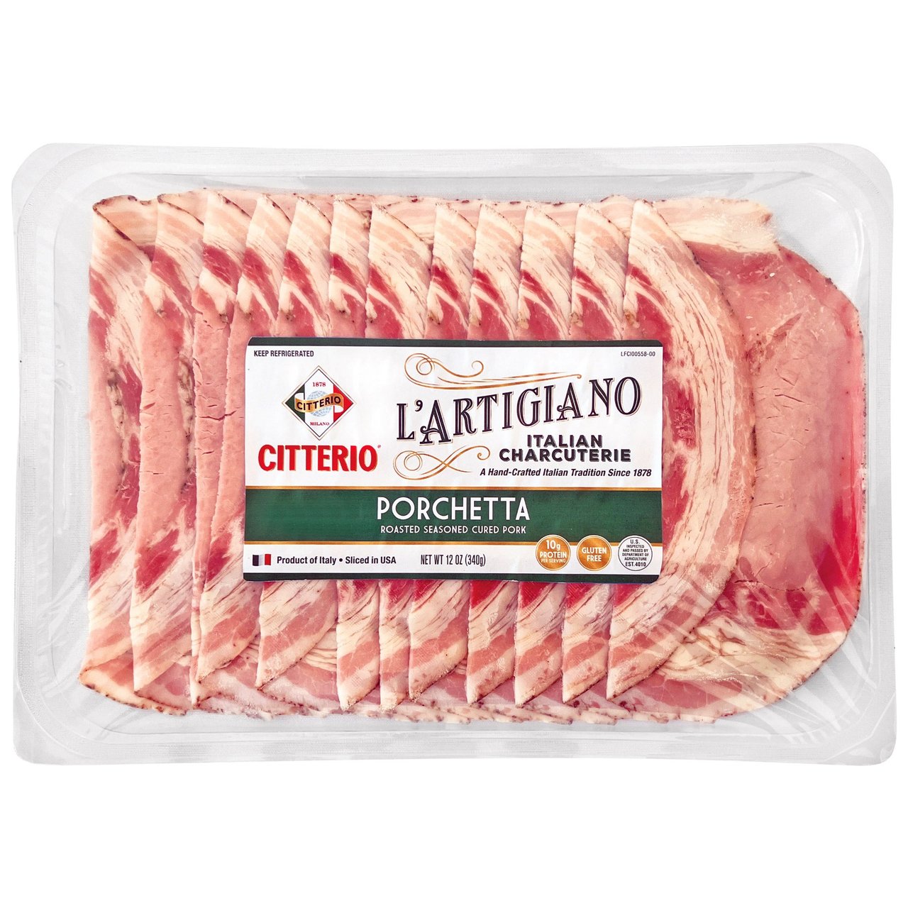 Citterio Sliced Porchetta 12 Ounces - Image 1