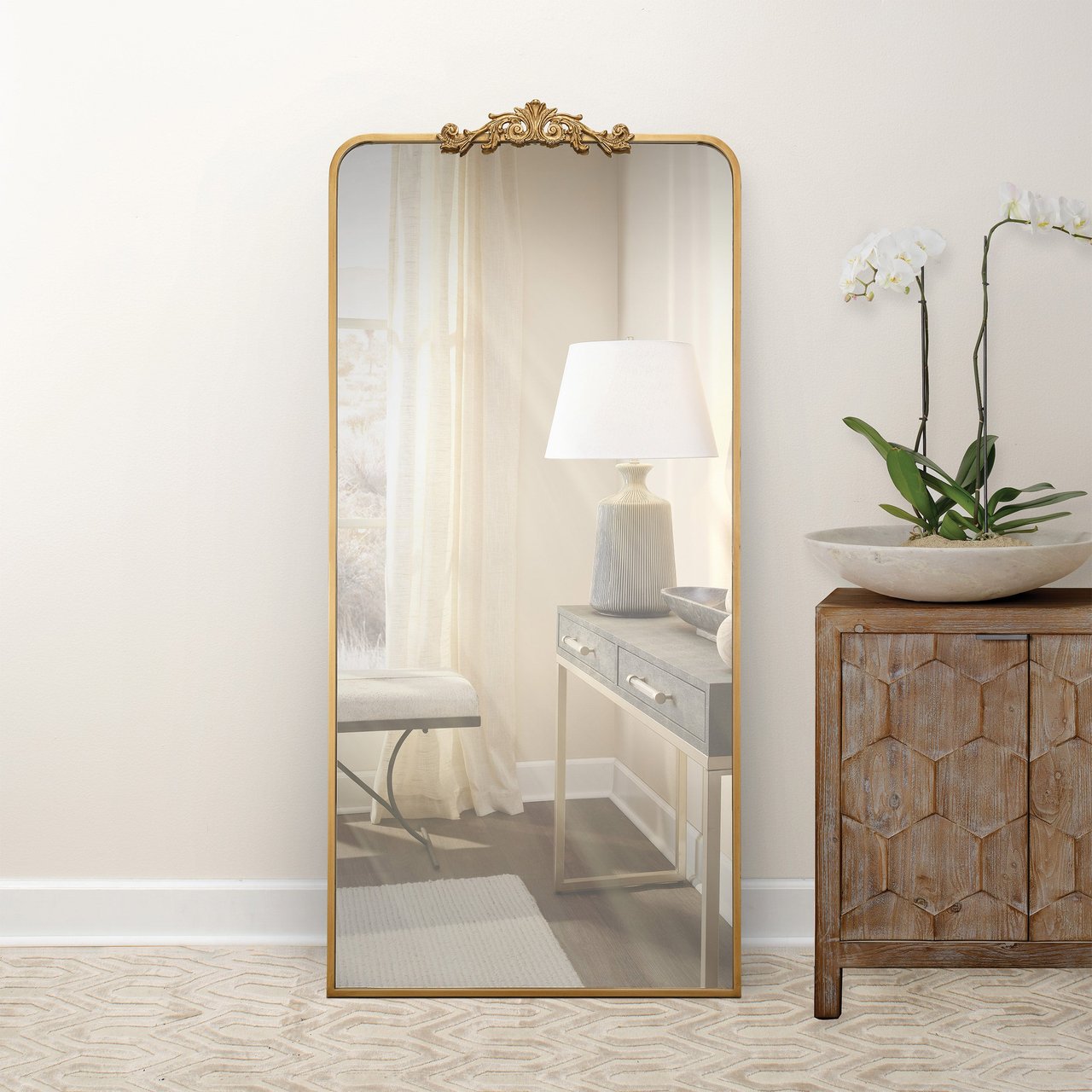 Ravena Floor Mirror - Image 1