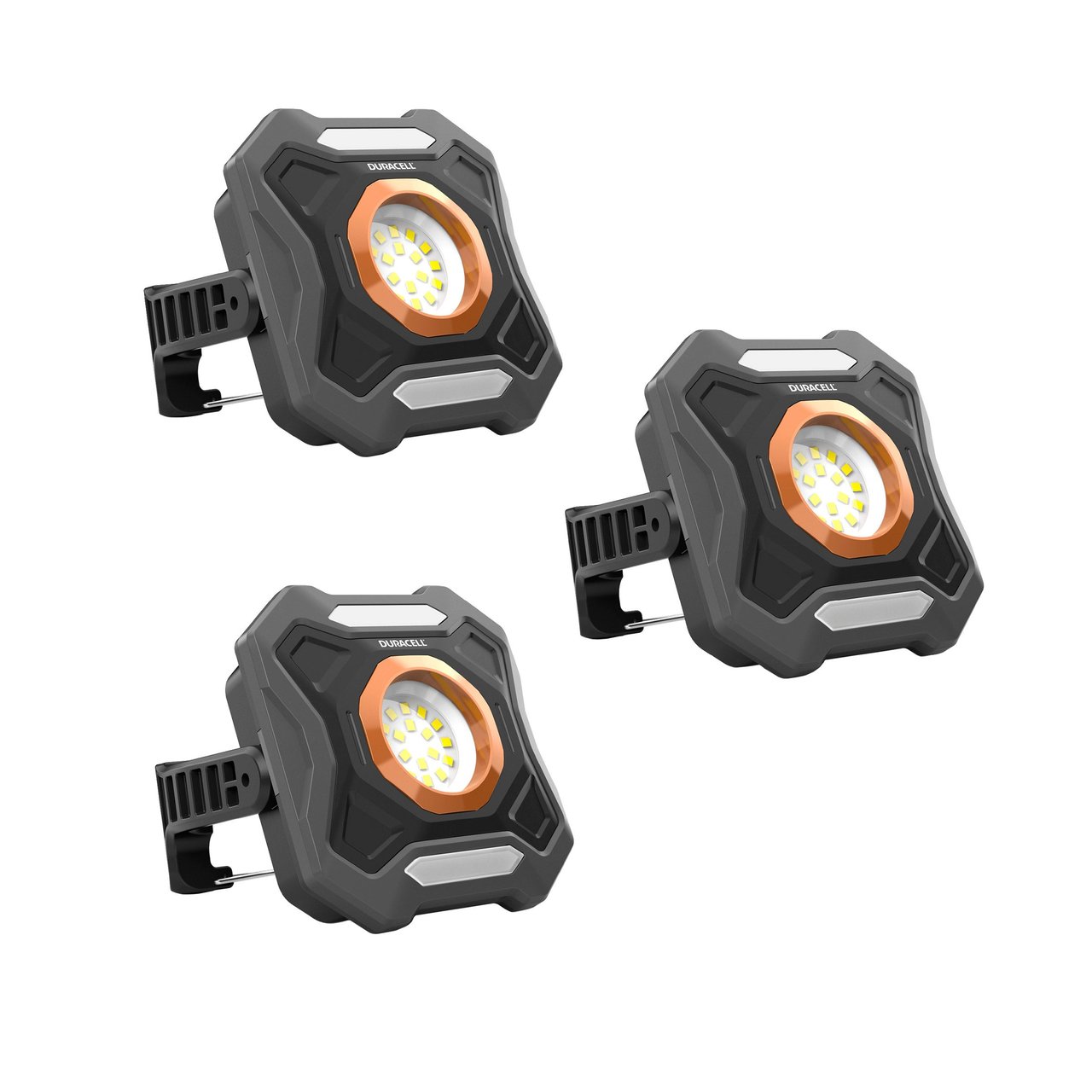 Duracell 1500 Lumen Work Lights, 3-Pack - Image 1