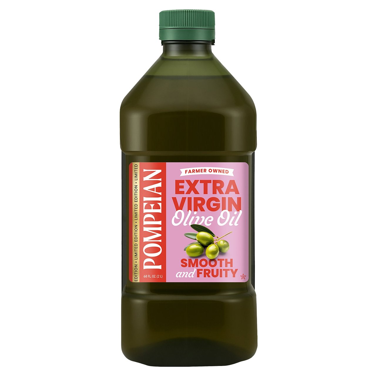 Pompeian Smooth & Fruity EVOO 2 Liter - Image 1