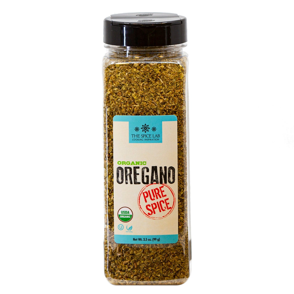 The Spice Lab Organic Oregano 3.5 oz - Image 1