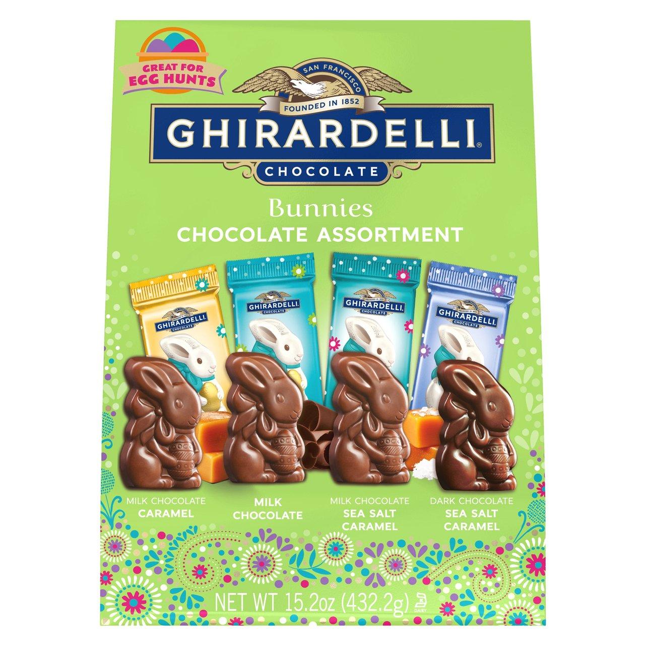 GHIRARDELLI BUNNIES ASSORTMENT 15.2 OZ (0.95 LB) - Image 1