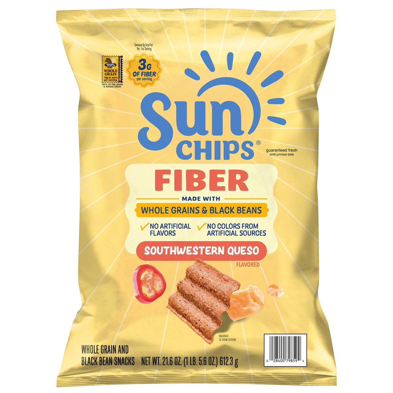 SUNCHIPS SOUTHWEST QUESO FIBER 21 OZ - Image 1