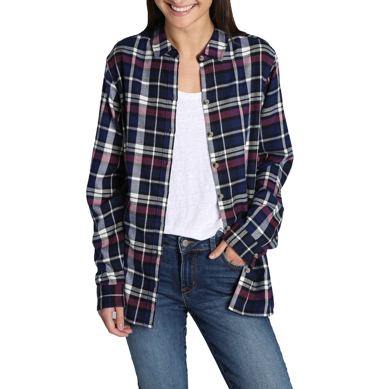 JACHS Girlfriend Women's Flannel Shirt - Image 1