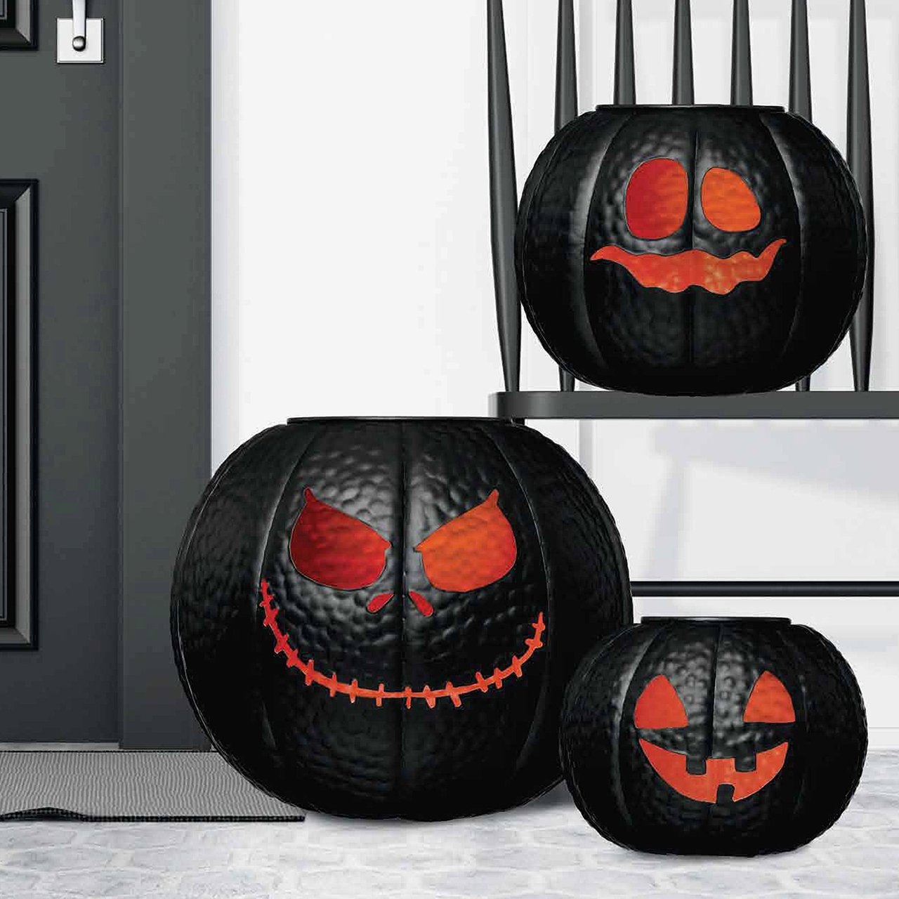Metal Nesting Pumpkins 3-Piece - Image 1