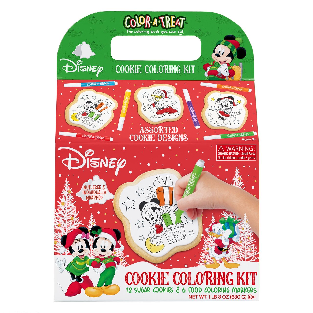 Corso's Cookies Disney Color-A-Treat Cookie Coloring Kit, 12 Count, 24 Ounces - Image 1