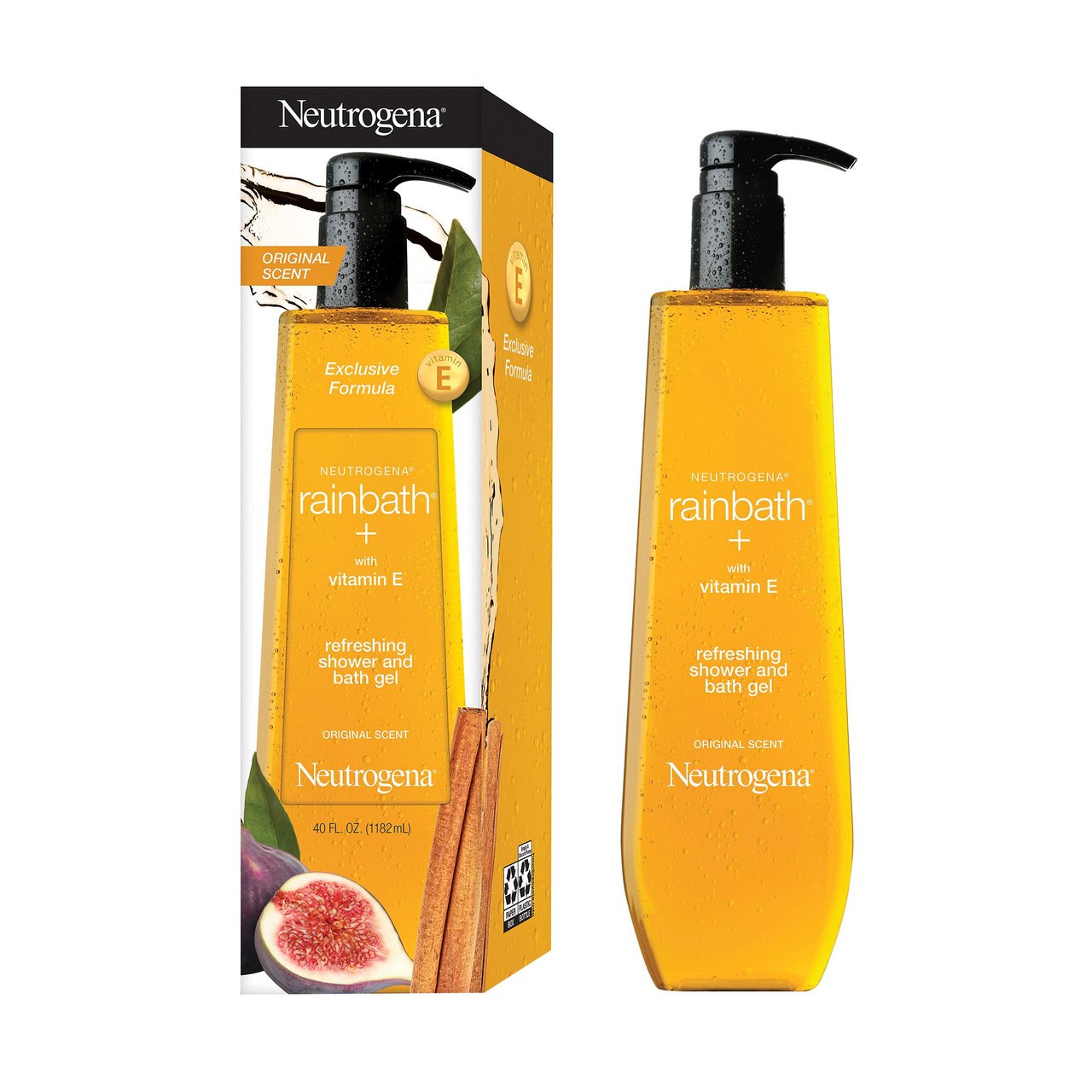 Neutrogena Rainbath Plus Vitamin E Shower Gel, 40 fl oz