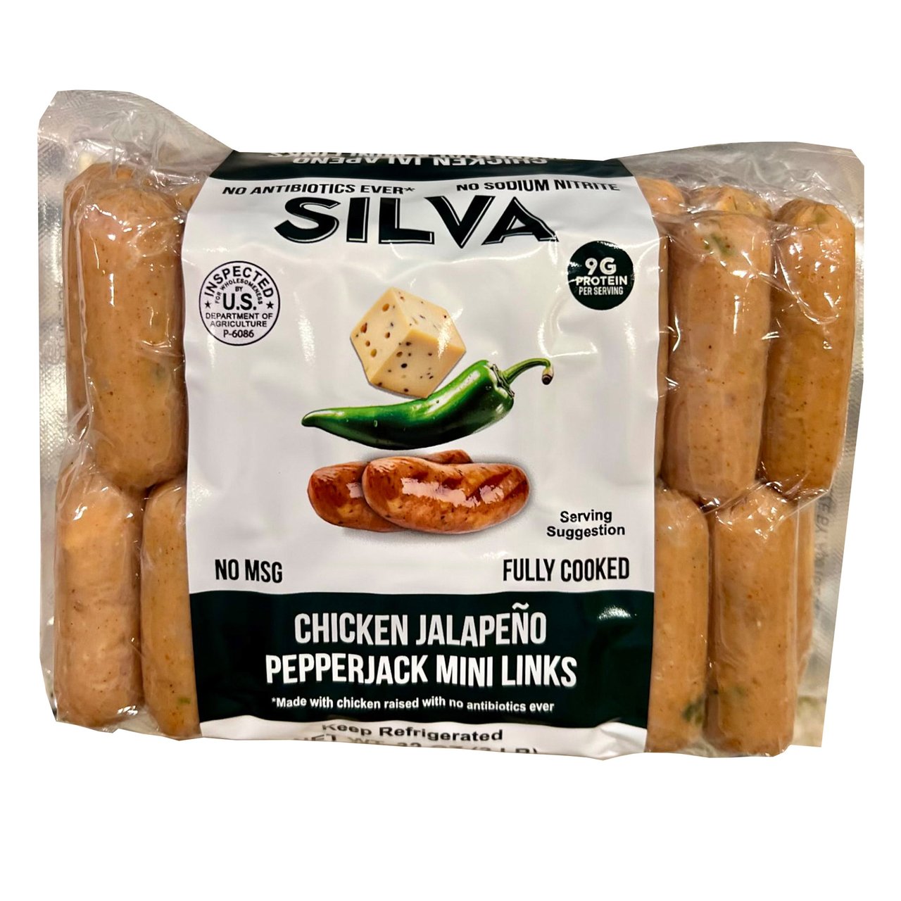 Silva Chicken Jalapeño Minis, 2 Pounds - Image 1