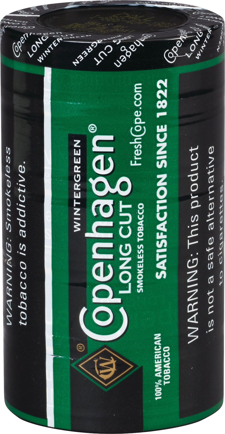 Copenhagen Long Cut Wintergreen Smokeless Tobacco, 5 ct / 1.2 oz - Image 1