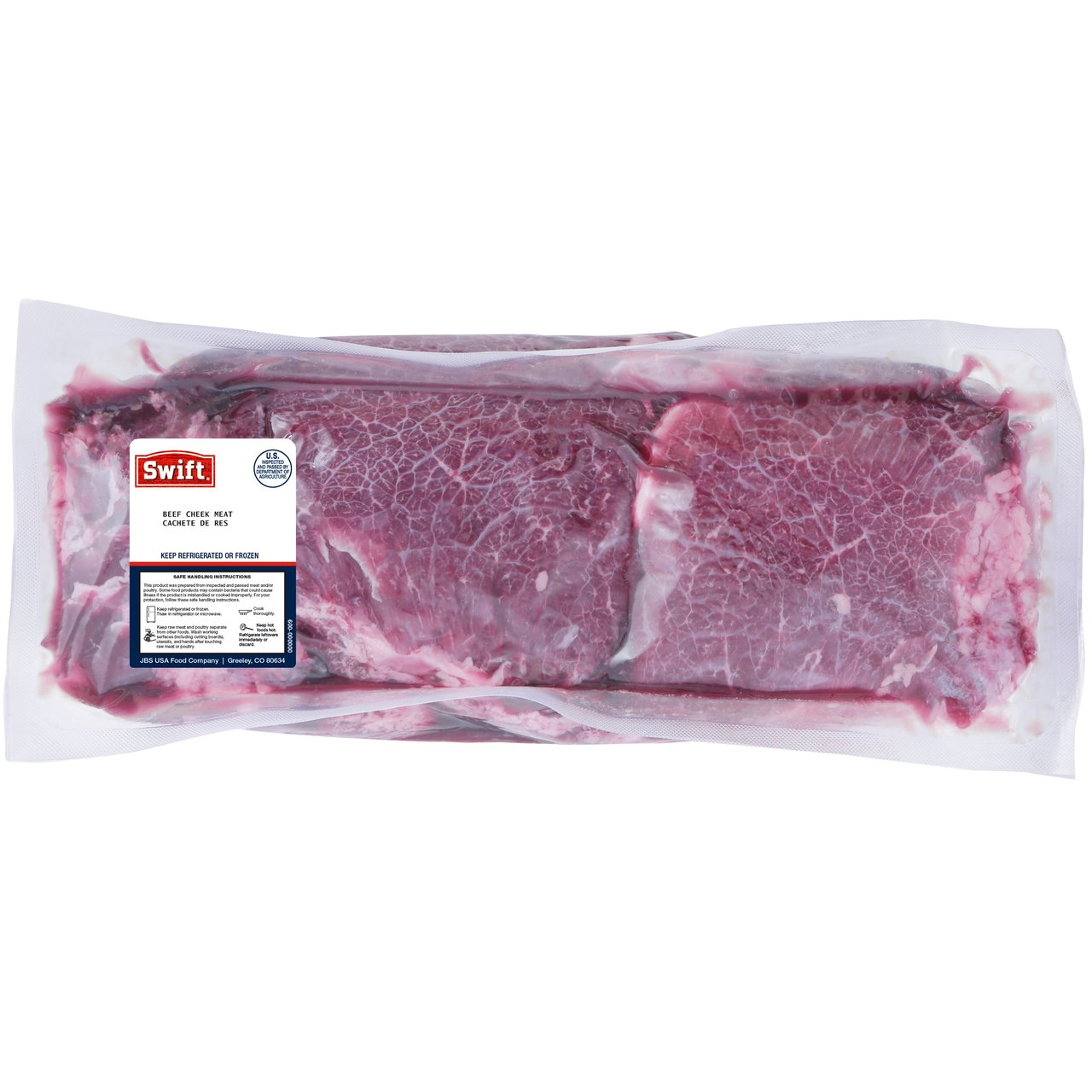 Beef Cheek Meat, Per Lb