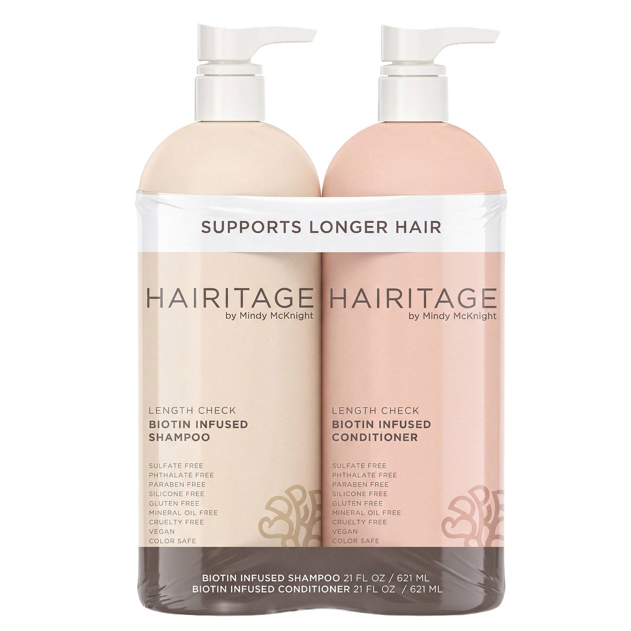 HAIRITAGE BIOTIN SH & CN 21 FL OZ EACH - Image 1