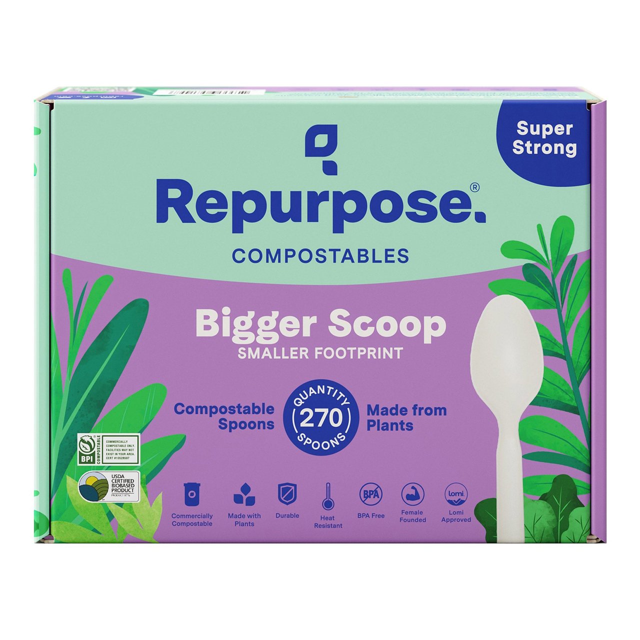 Repurpose Compostable Spoons Set of 270 - Image 1