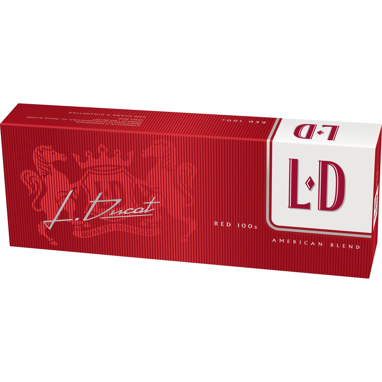 JT International L. Ducat Red 100's Box - Image 1