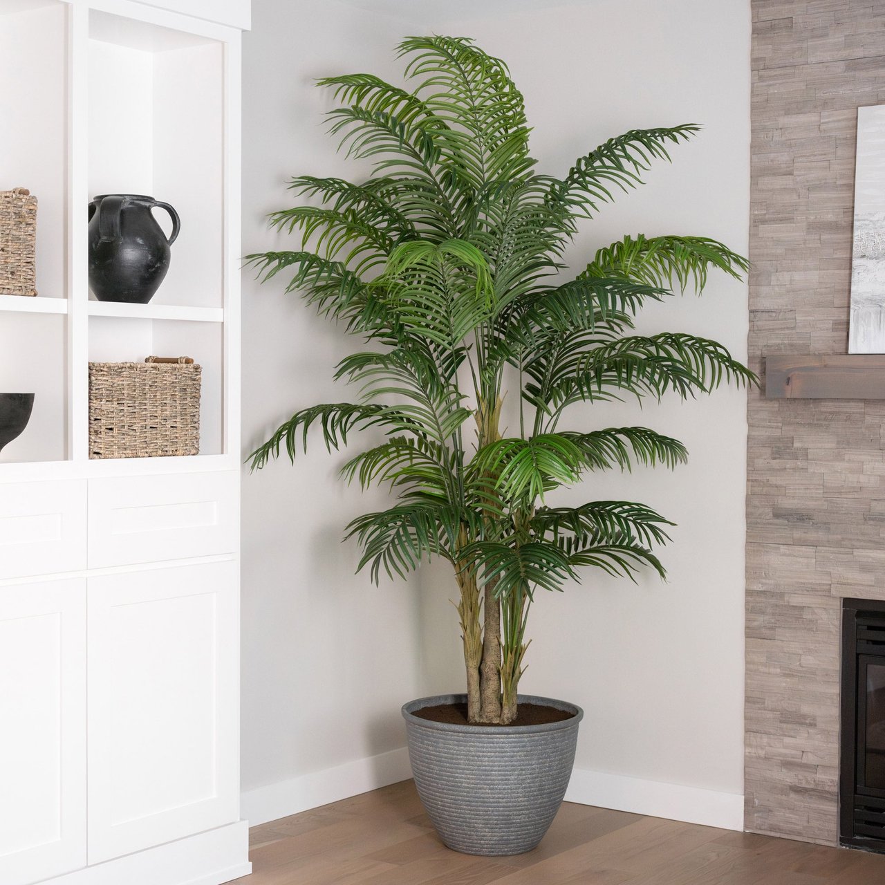 C.G. Hunter Faux 8' Areca Palm Tree - Image 1