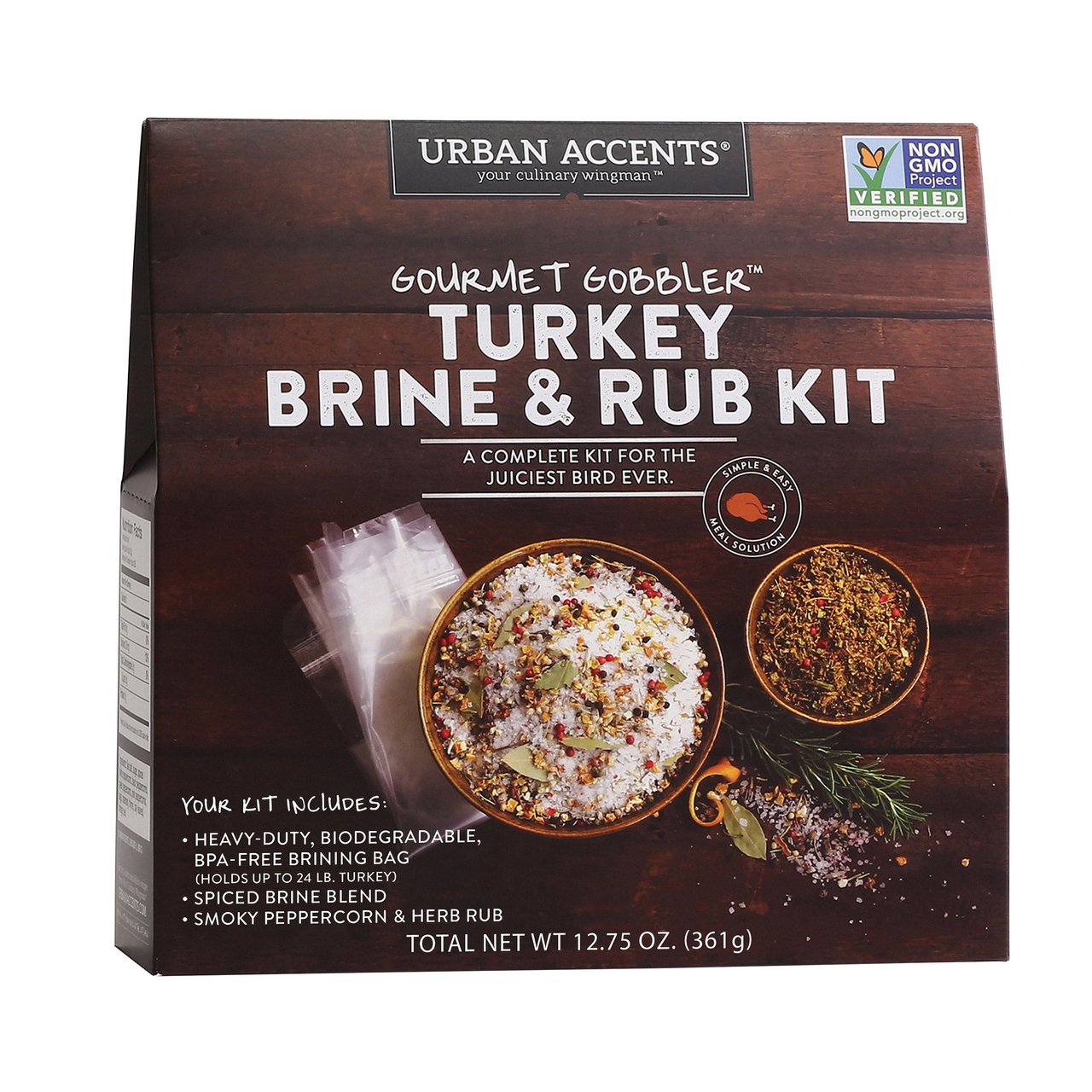 Urban Accents Gourmet Gobbler Turkey Brining Kit 12.75 Ounce - Image 1