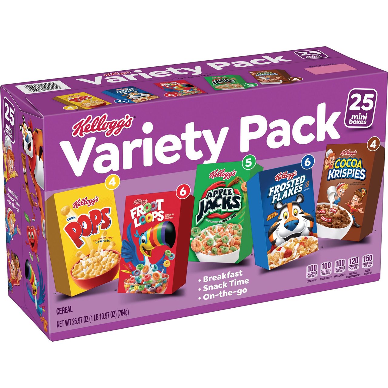 Kellogg's Mini Box Variety Pack 25 CT - Image 1