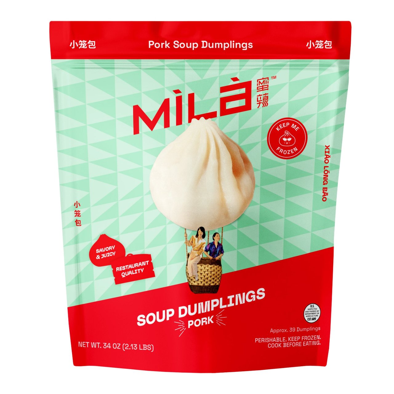MìLà Pork Soup Dumpling 34 oz - Image 1