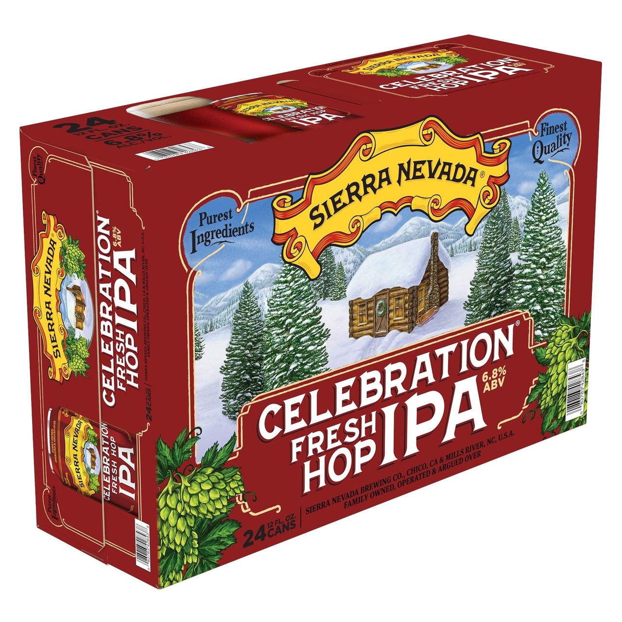 Sierra Nevada Celebration Fresh Hop IPA, 24-Pack 12 oz Cans