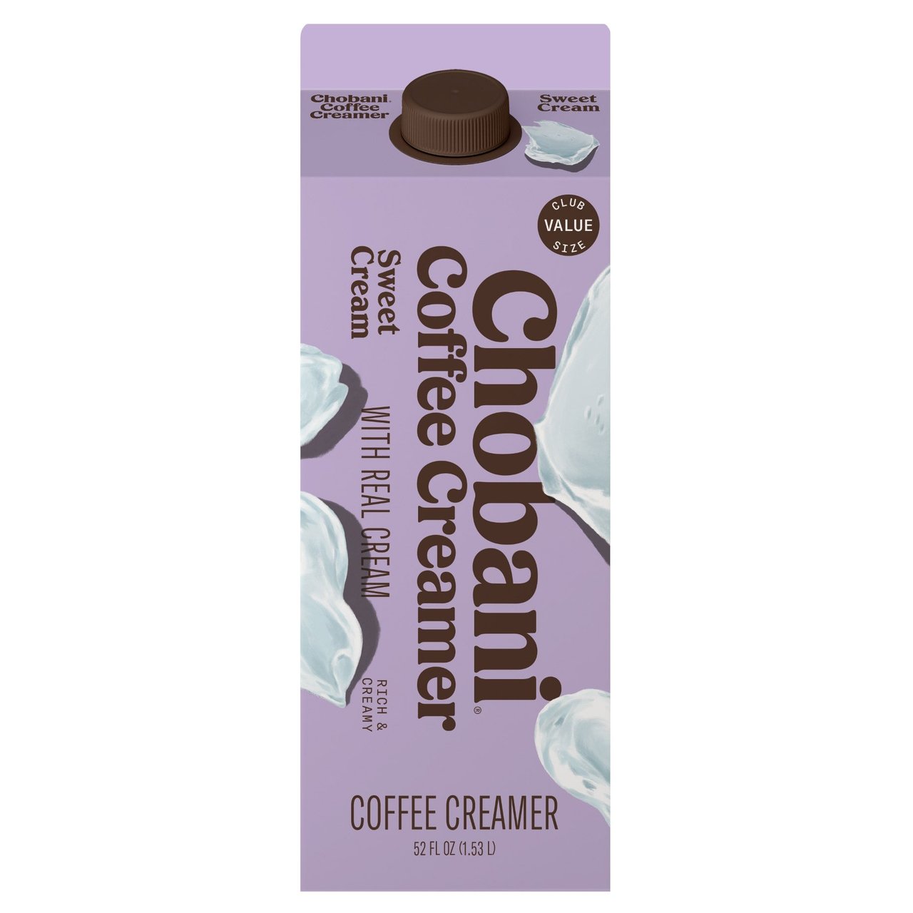 Chobani Sweet Cream Creamer 52 Ounces - Image 1