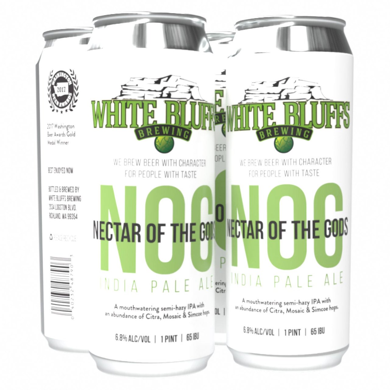 White Bluffs Nectar of the Gods IPA 4-Pack 16oz Cans