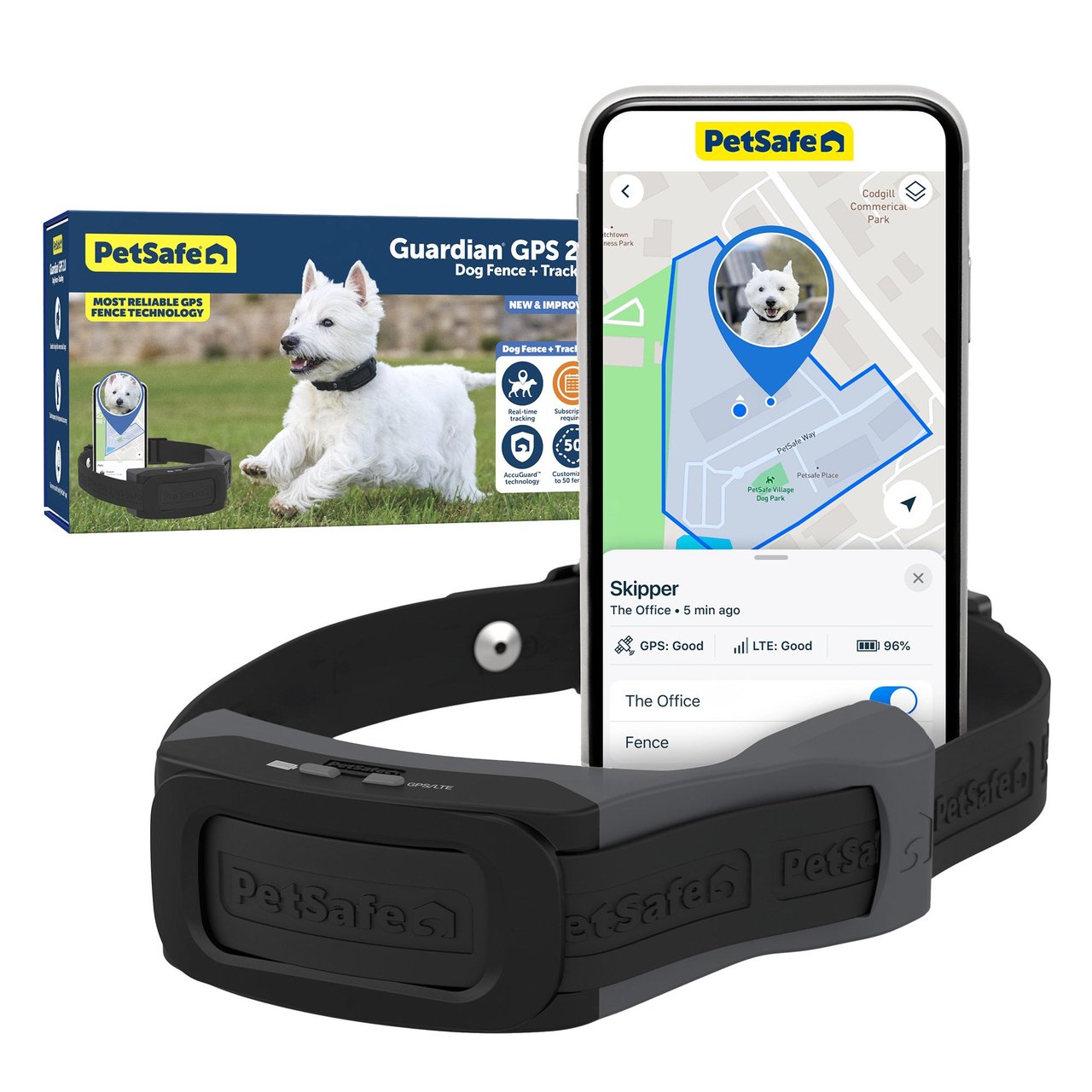 PetSafe Guardian GPS 2.0 Dog Fence + Tracking Collar Bundle, 2-Year Subscription - Image 1
