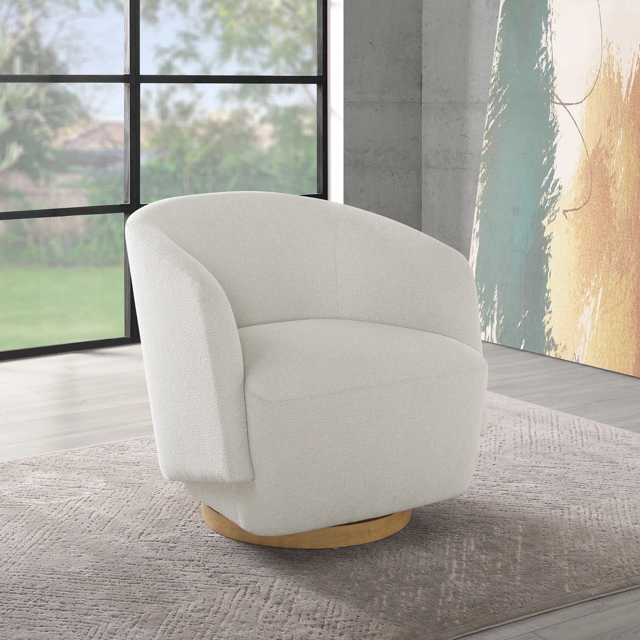 Henredon Murphy Swivel Chair - Image 1