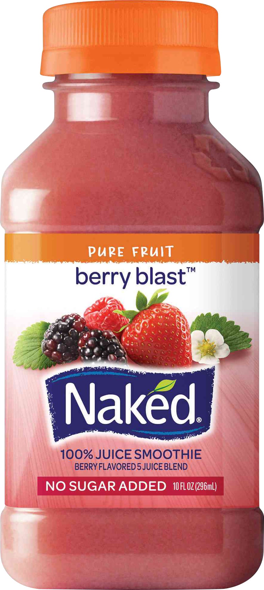Naked Juice Berry Blast Smoothie, 8-Count 10 fl oz Bottles