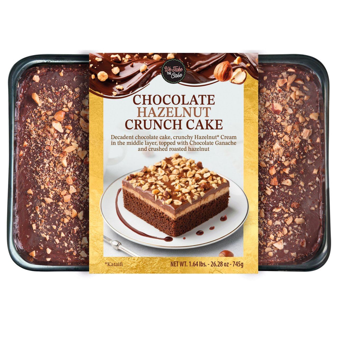 We Take The Cake Chocolate Hazelnut 26.28 Ounce Package - Image 1