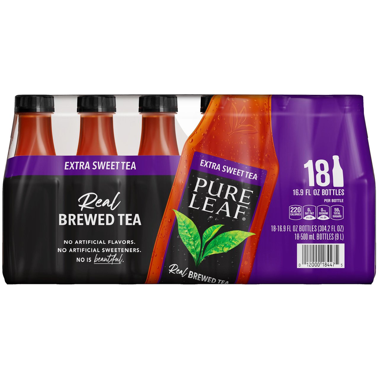 Pure Leaf Extra Sweet Tea, 18-Pack 16.9 oz Bottles