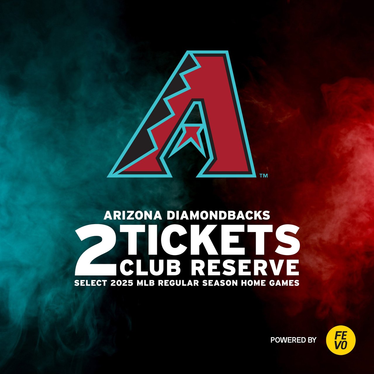 Arizona Diamondbacks 2 Club Reserve Tickets (Non-Refundable)