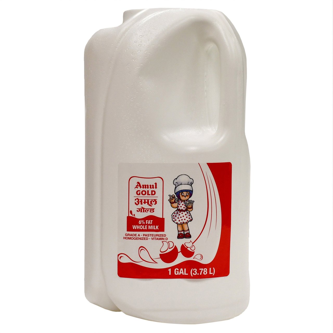 Amul Gold 6% Fat Milk 1 Gallon