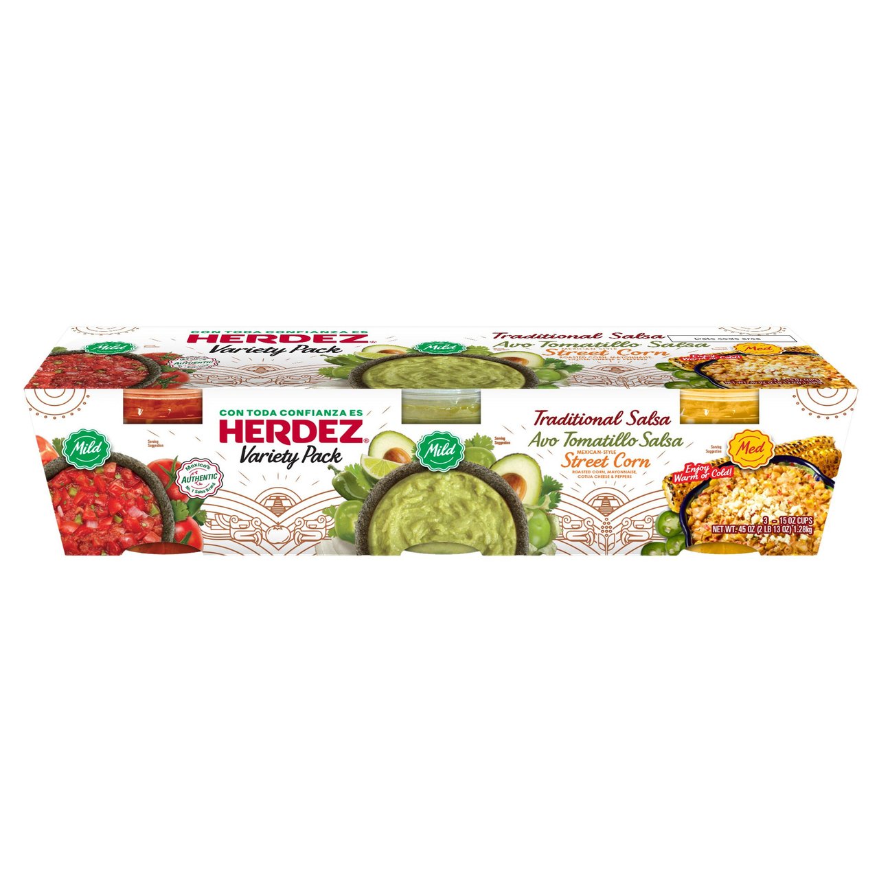 Herdez Salsa Variety 3 Pack, 15 Ounce Each - Image 1