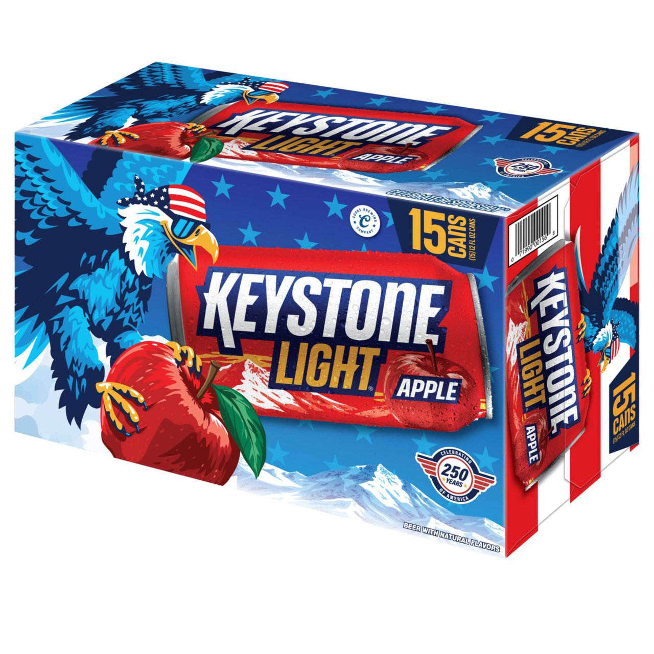 Keystone Light Apple 15-Pack 12 oz Cans - Image 1