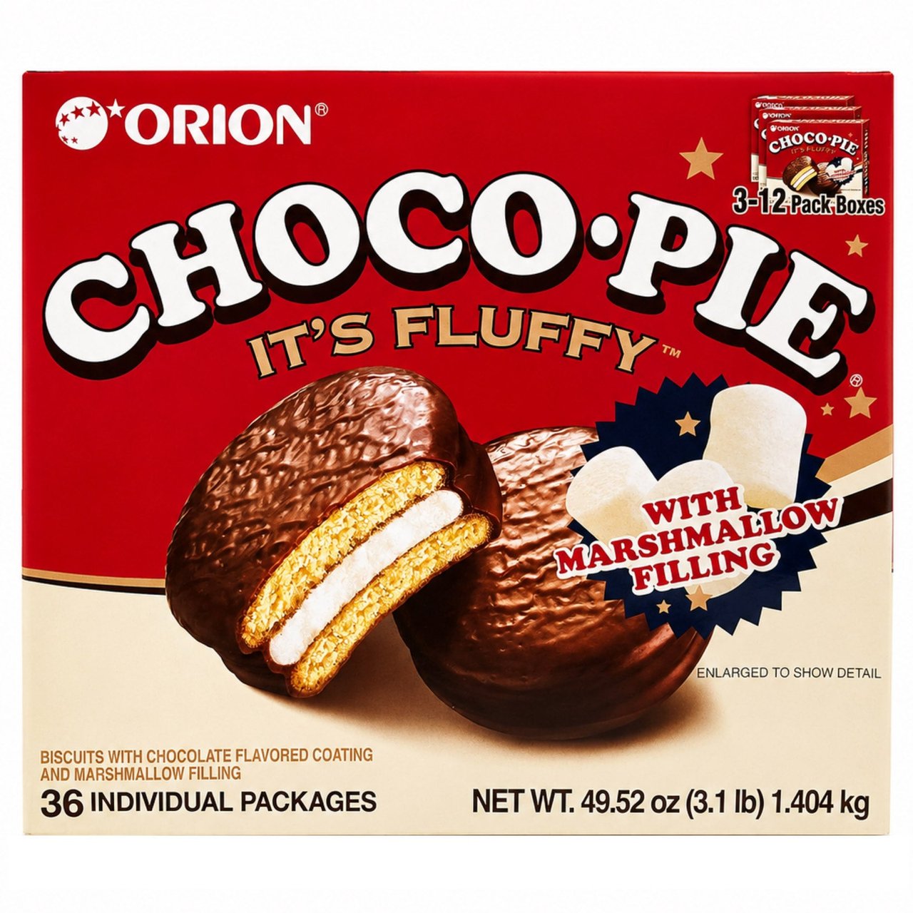 Orion Choco Pie, 36 Count - Image 1