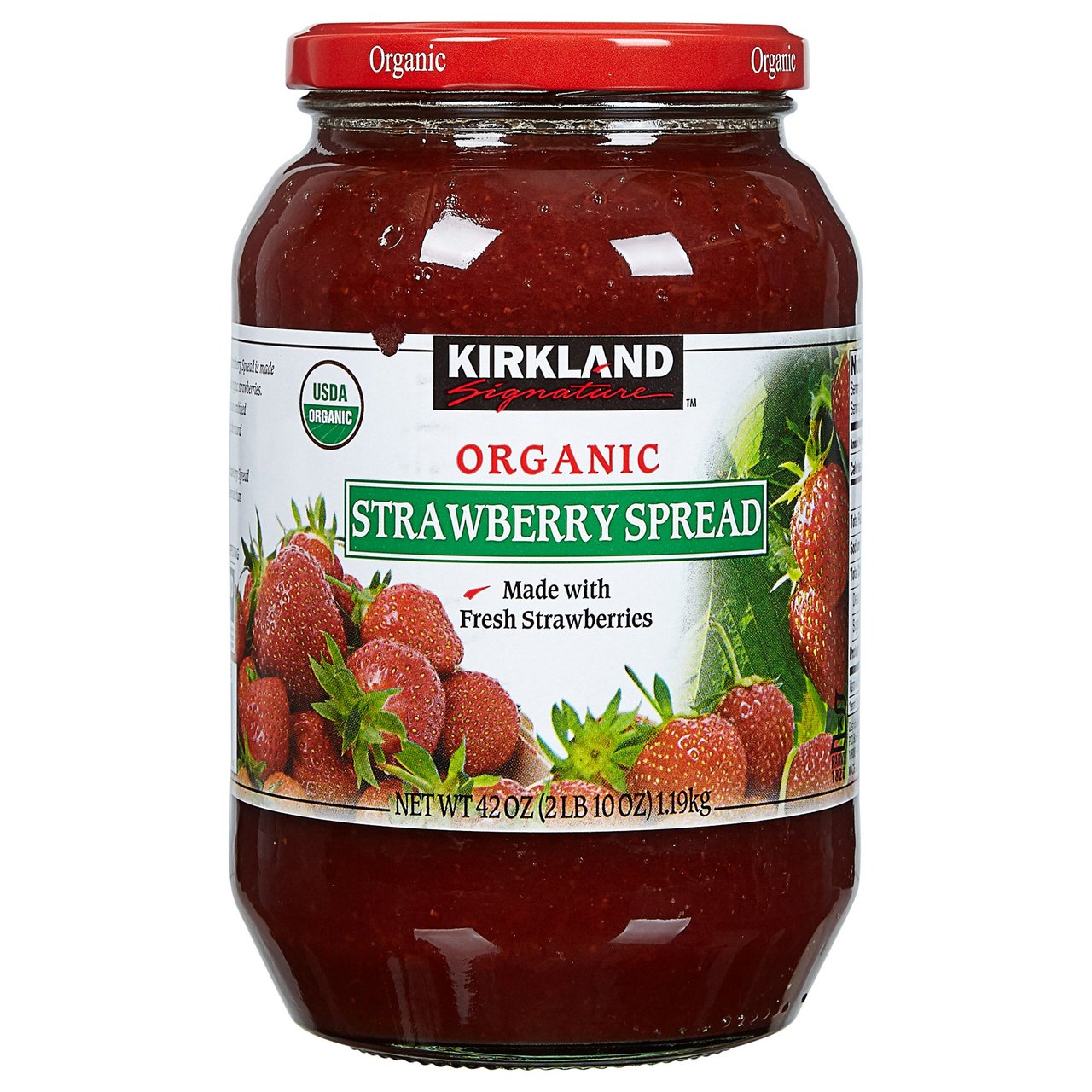 Kirkland Signature Organic Strawberry Spread, 42 oz - Image 1