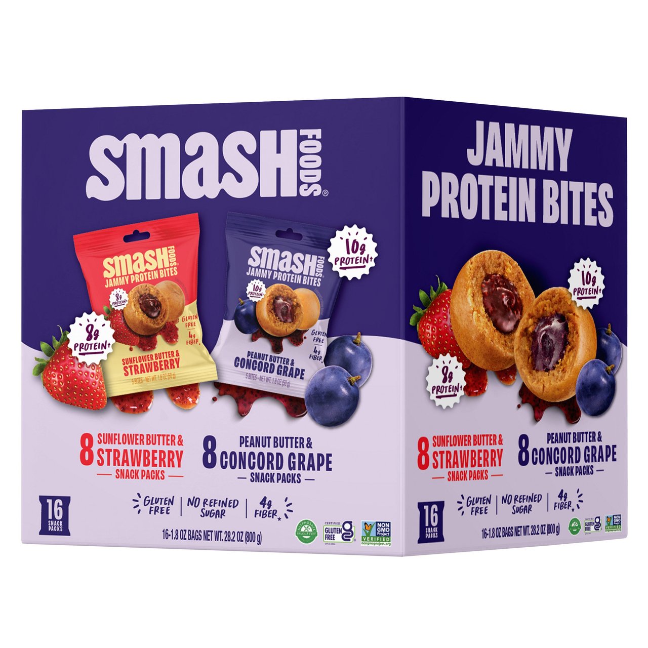 Smash Foods Snack Bites Variety Pack, 18 ct / 1.8 oz - Image 1
