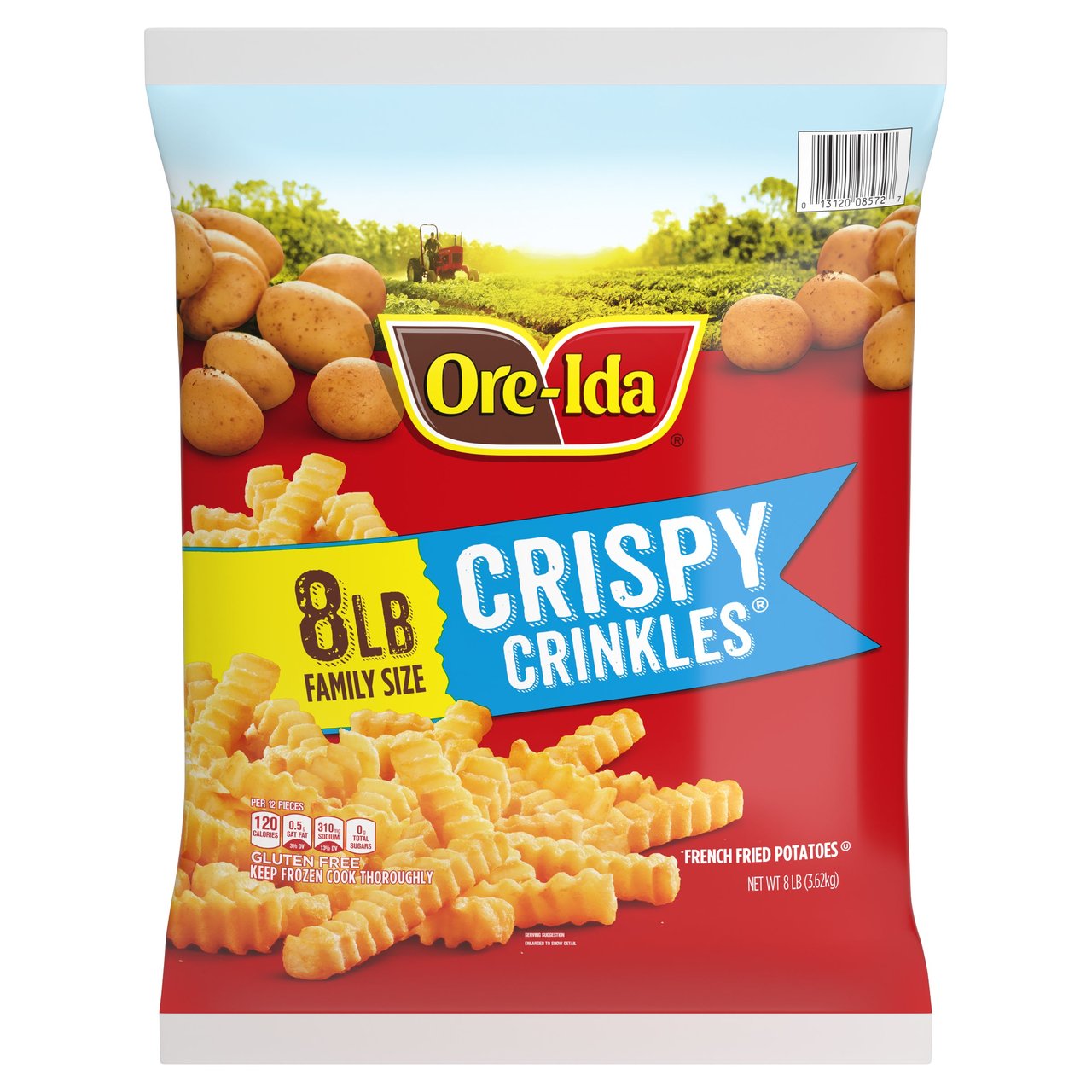 Ore-Ida Golden Crinkle Cut Fries 8 lb - Image 1