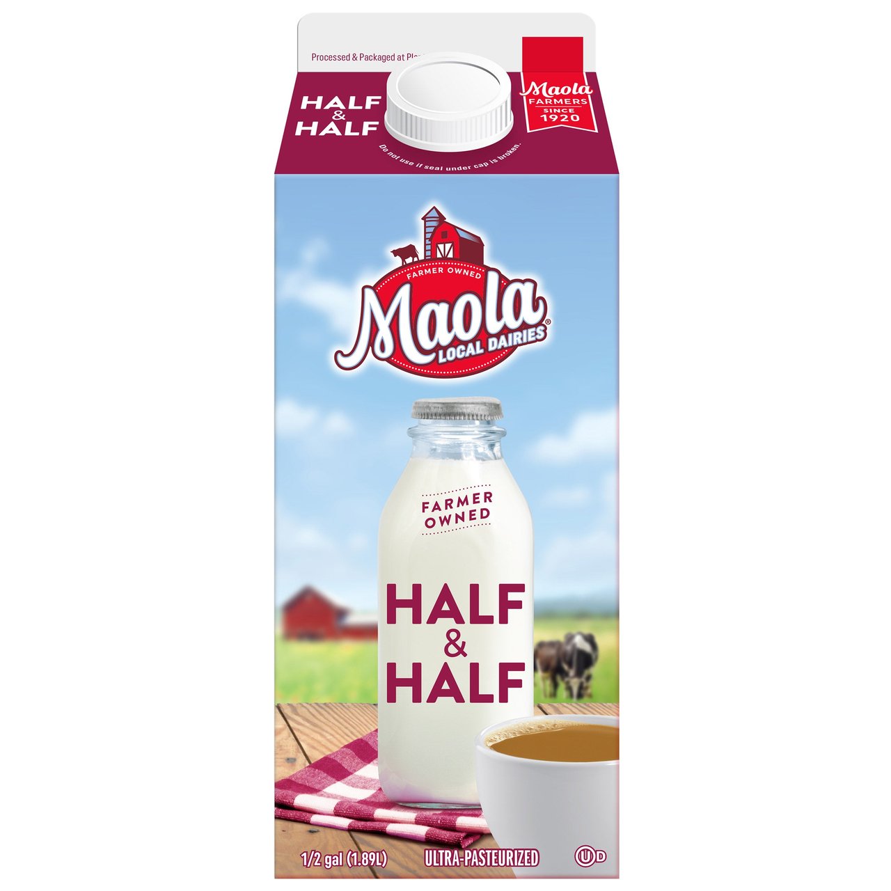 MAOLA HALF AND HALF 64 OUNCES - Image 1