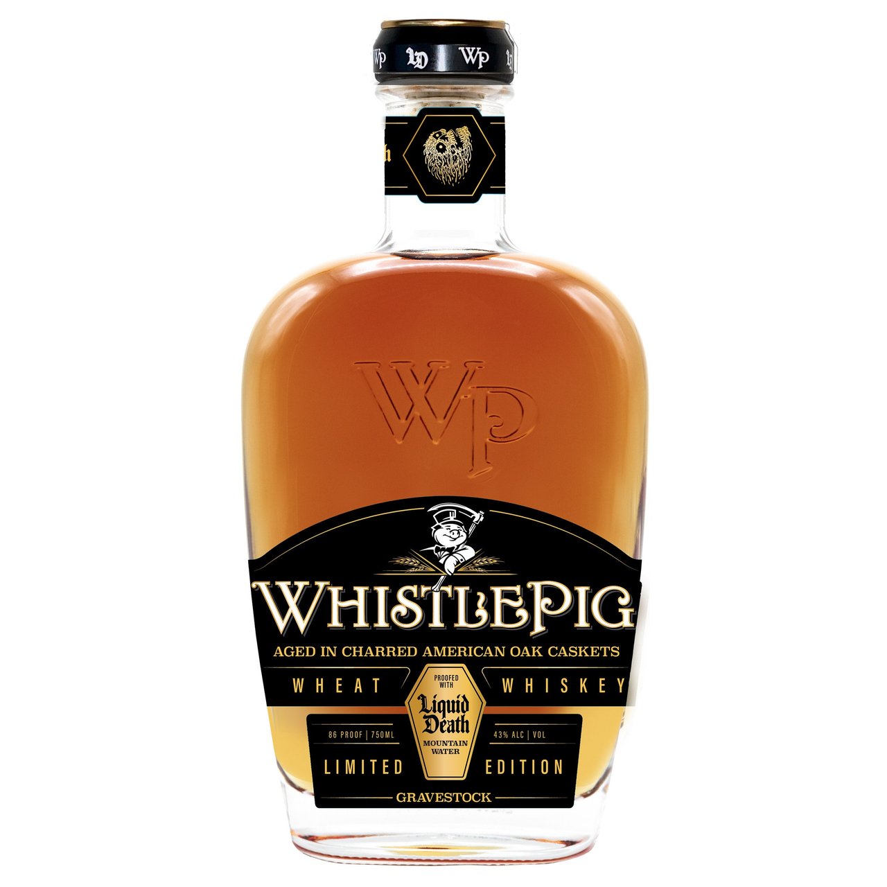 WhistlePig Liquid Death GraveStock Vermont Wheat Whiskey 750ML