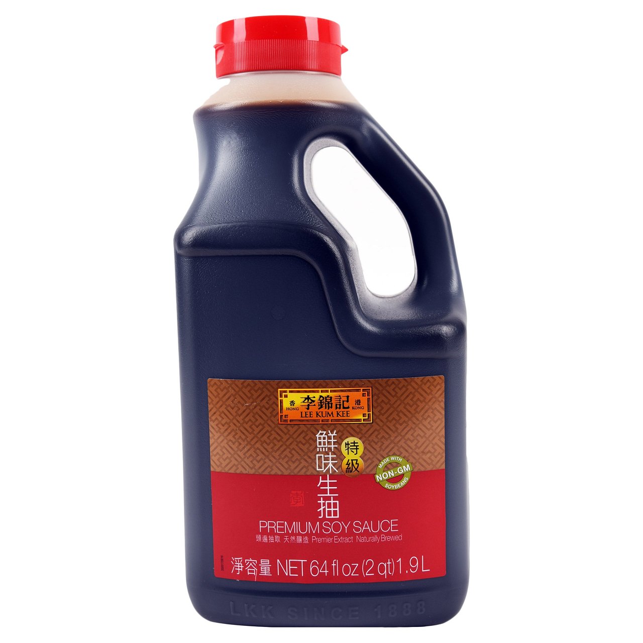 Lee Kum Kee Premium Soy Sauce 64 fl oz (2 Quarts) - Image 1