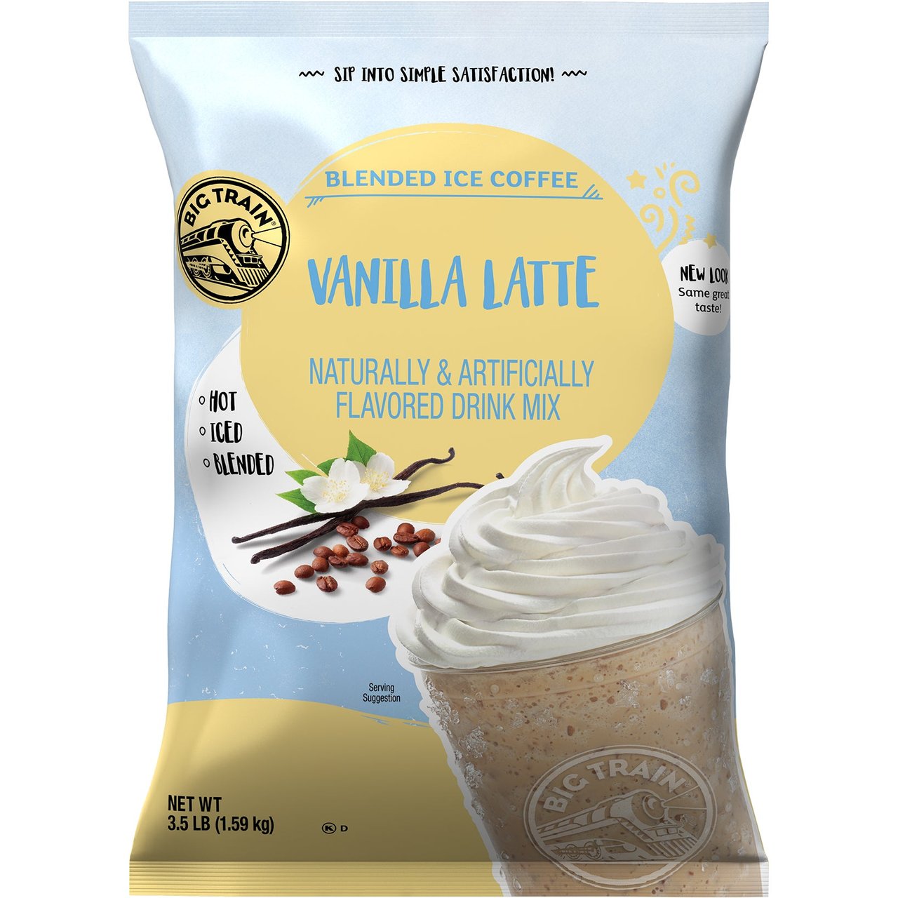 Big Train Vanilla Latte Mix 3.5 lb