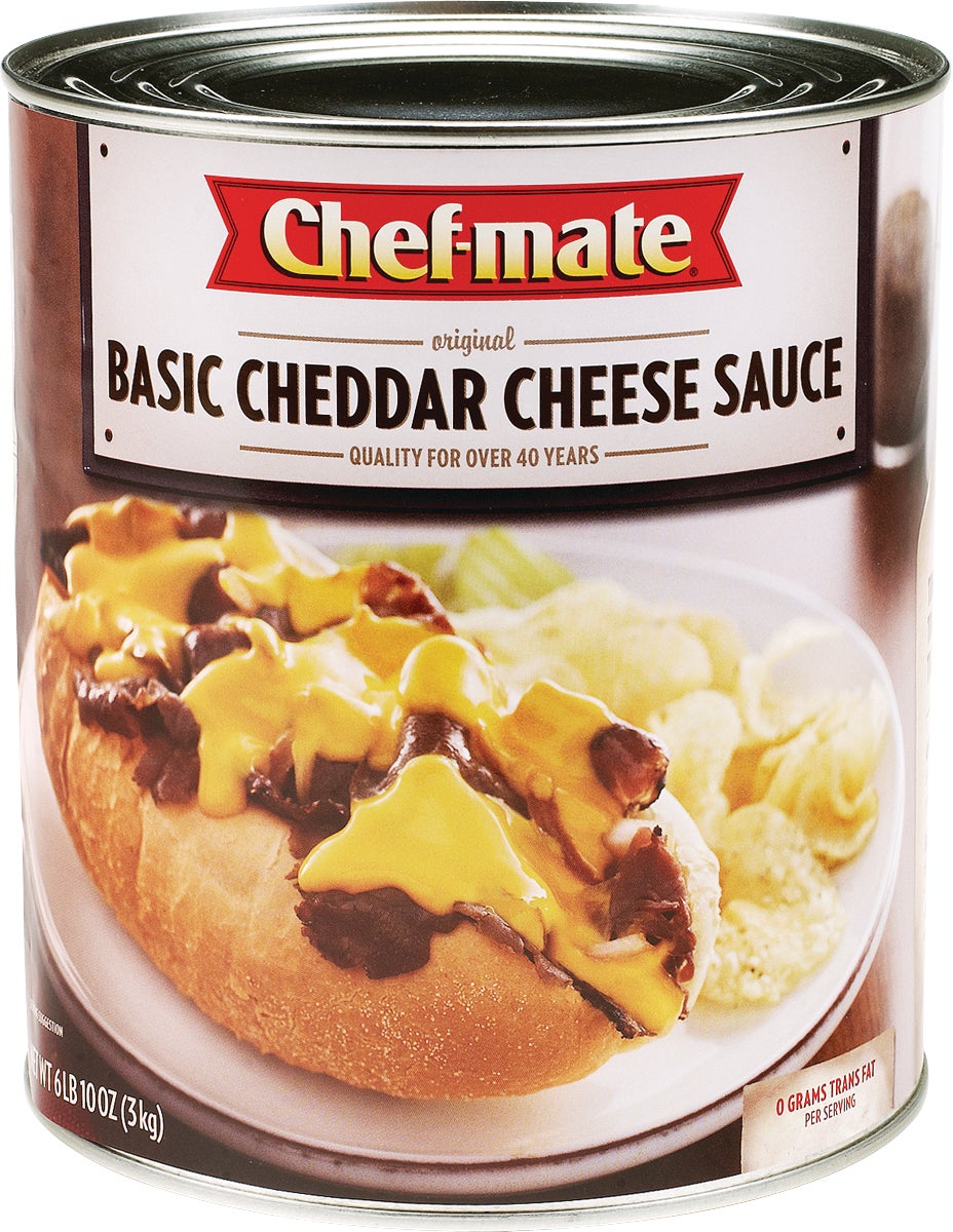 Chef-mate Basic Cheddar Cheese Sauce, #10 Can - Image 1