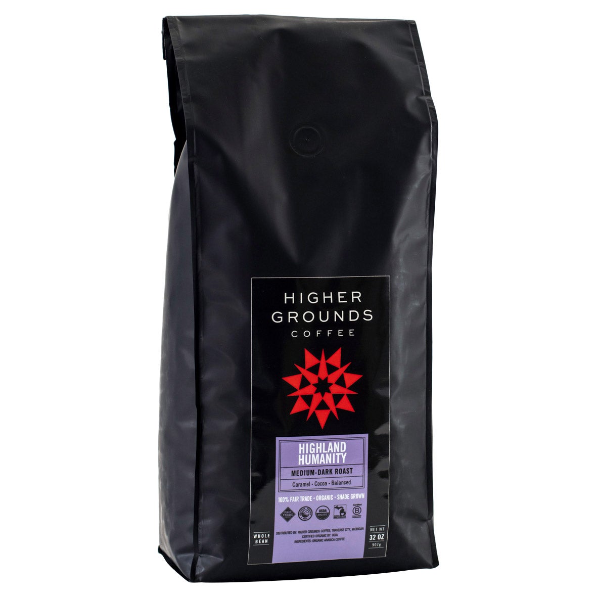 Higher Grounds Coffee Highland Humanity 2 Pound Bag - Image 1